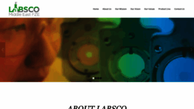 What Labsco.net website looked like in 2019 (4 years ago)