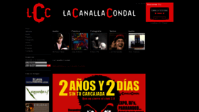 What Lacanallacondal.com website looked like in 2019 (4 years ago)
