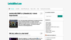 What Laviniabiberi.com website looked like in 2019 (4 years ago)