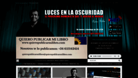 What Lucesenlaoscuridad.es website looked like in 2019 (4 years ago)