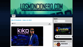 What Losmoncionero.com website looked like in 2019 (4 years ago)
