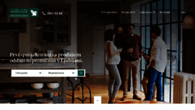 What Ljubljananepremicnine.si website looked like in 2019 (4 years ago)