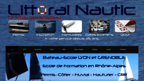 What Littoral-nautic.fr website looked like in 2019 (4 years ago)