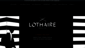 What Lothaire.fr website looked like in 2019 (4 years ago)