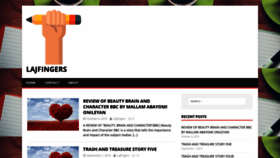 What Lajfingers.com website looked like in 2019 (4 years ago)