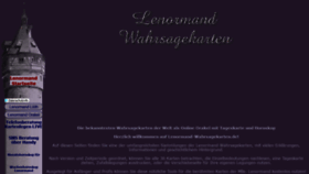 What Lenormand-wahrsagekarten.de website looked like in 2019 (4 years ago)