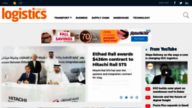 What Logisticsmiddleeast.com website looked like in 2019 (4 years ago)