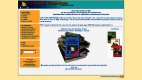 What Lirepourcomprendre.org website looked like in 2019 (4 years ago)