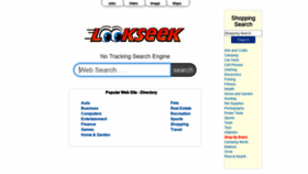 What Lookseek.com website looked like in 2019 (4 years ago)