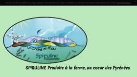 What Lechantdeleau.fr website looked like in 2019 (4 years ago)