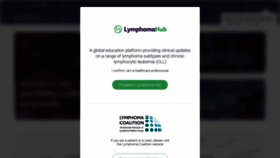What Lymphomahub.com website looked like in 2019 (4 years ago)