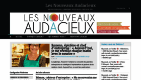 What Lesnouveauxaudacieux.com website looked like in 2019 (4 years ago)