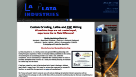 What Laplataindustries.com website looked like in 2019 (4 years ago)