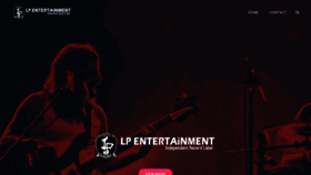 What Lpentertainment.com website looked like in 2019 (4 years ago)