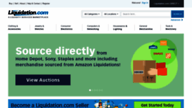 What Liquidation.com website looked like in 2019 (5 years ago)