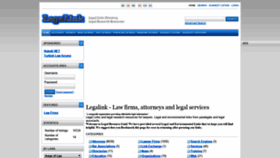 What Legalink.org website looked like in 2019 (4 years ago)
