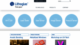 What Lithoglas.de website looked like in 2019 (4 years ago)