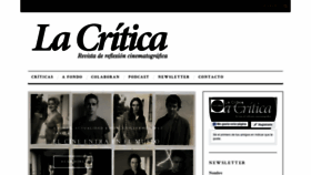 What Lacriticanyc.com website looked like in 2019 (4 years ago)