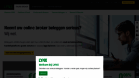 What Lynx.nl website looked like in 2019 (4 years ago)