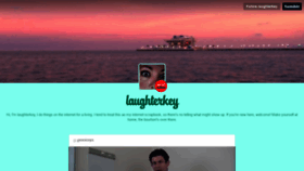 What Laughterkey.com website looked like in 2019 (4 years ago)