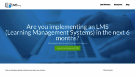What Lms.org website looked like in 2019 (4 years ago)
