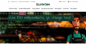 What Lavieclaire.com website looked like in 2019 (4 years ago)