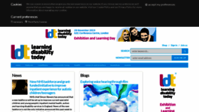 What Learningdisabilitytoday.co.uk website looked like in 2019 (4 years ago)