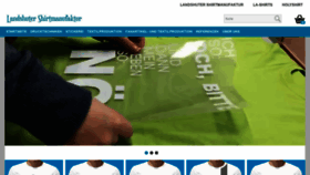 What La-shirts.de website looked like in 2019 (4 years ago)