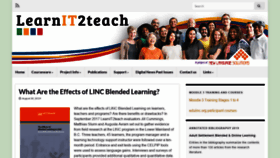 What Learnit2teach.ca website looked like in 2019 (4 years ago)