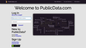 What Login.publicdata.com website looked like in 2019 (4 years ago)