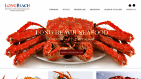 What Longbeachseafood.com.sg website looked like in 2019 (4 years ago)