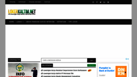 What Lokerkaltim.net website looked like in 2019 (4 years ago)