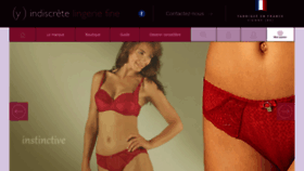 What Lingerie-indiscrete.fr website looked like in 2019 (4 years ago)