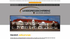 What Landespressekonferenz.de website looked like in 2019 (4 years ago)