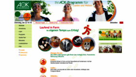What Laufend-in-form.de website looked like in 2019 (4 years ago)