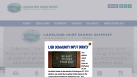 What Lakeland272.org website looked like in 2019 (4 years ago)