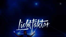What Lichtfaktor.eu website looked like in 2019 (4 years ago)