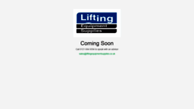 What Liftingequipmentsupplies.co.uk website looked like in 2019 (4 years ago)
