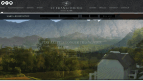 What Lefranschhoek.co.za website looked like in 2019 (4 years ago)