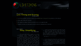 What Livetiming.net website looked like in 2019 (4 years ago)