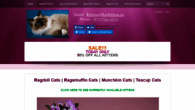 What Loveragdolls.com website looked like in 2019 (4 years ago)