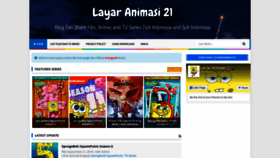What Layaranimasi21.web.id website looked like in 2019 (4 years ago)