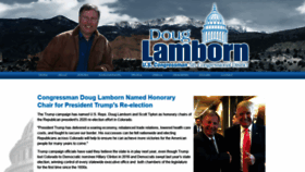 What Lambornforcongress.org website looked like in 2019 (4 years ago)