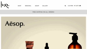 What Luxestore.com.au website looked like in 2019 (4 years ago)