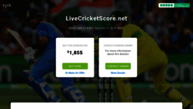 What Livecricketscore.net website looked like in 2019 (4 years ago)