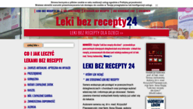 What Lekibezrecepty24.pl website looked like in 2019 (4 years ago)