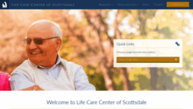 What Lifecarecenterofscottsdale.com website looked like in 2019 (4 years ago)