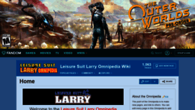What Leisuresuitlarry.wikia.com website looked like in 2019 (4 years ago)