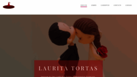 What Lauritatortas.com website looked like in 2019 (4 years ago)
