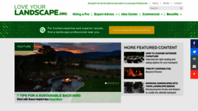 What Loveyourlandscape.org website looked like in 2019 (4 years ago)
